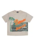 Billionaire Boys Club graphic-print mesh T-shirt - Neutrals