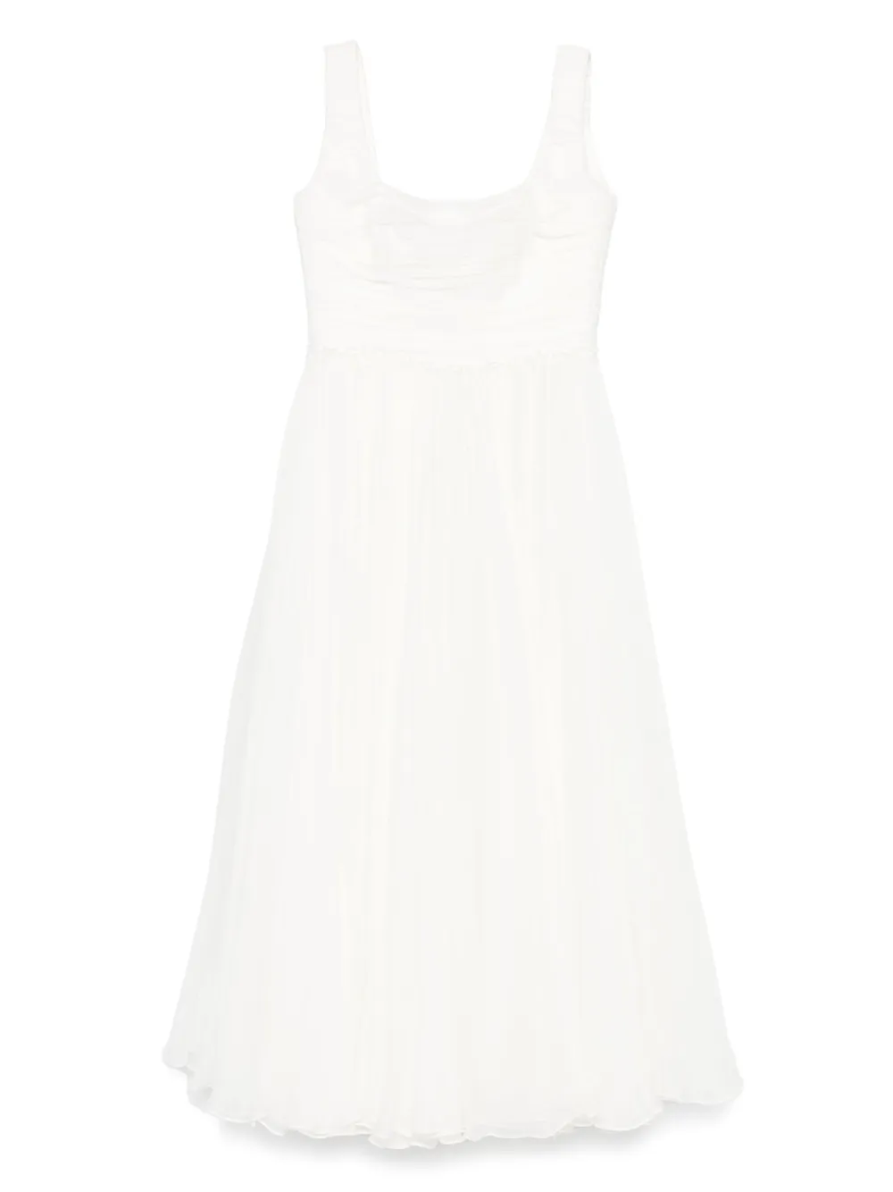 M.Marquise Abito in misto seta | bianco | Image 1