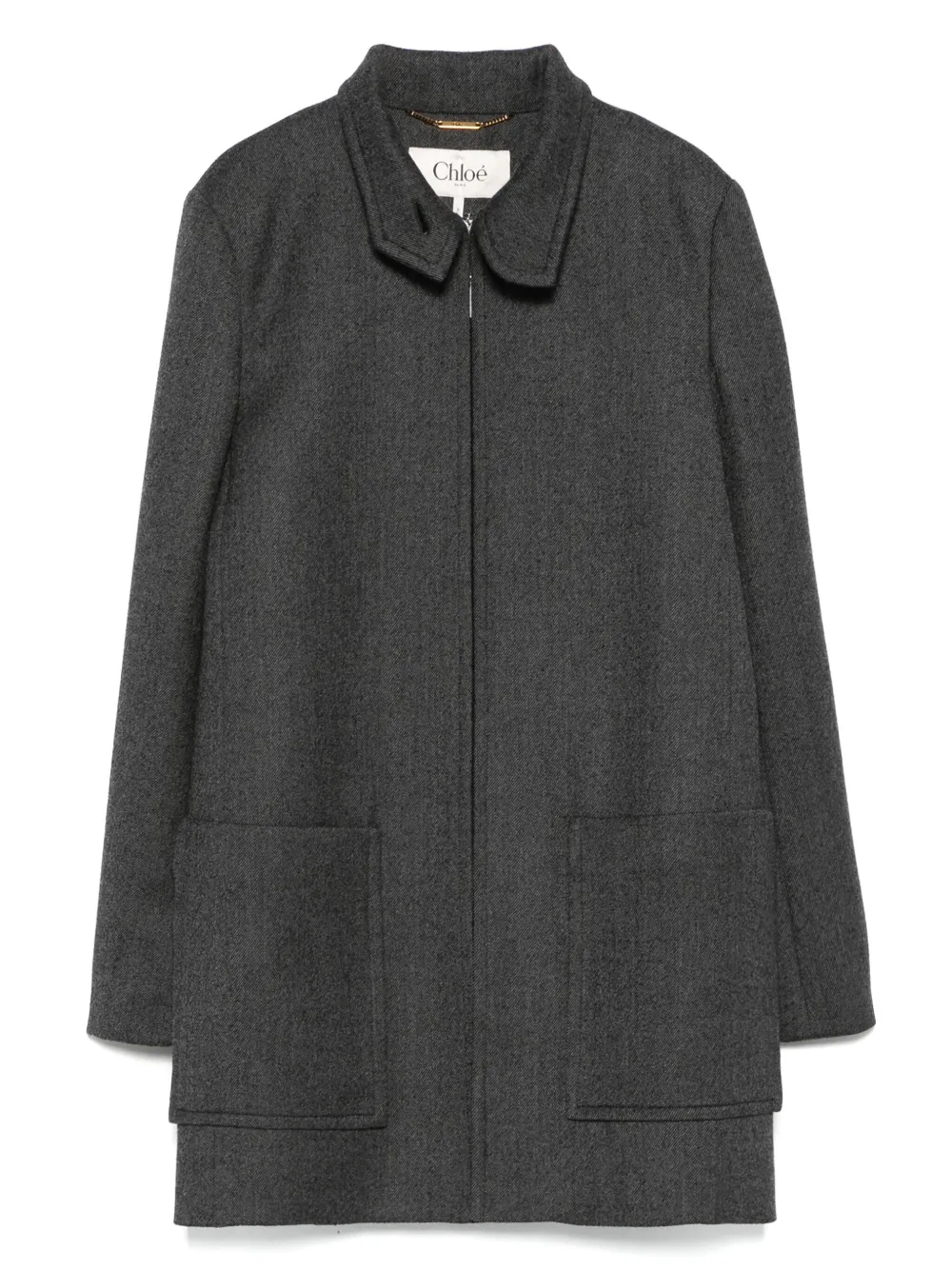 Chloé zip-up oversize coat | Grey | Image 1