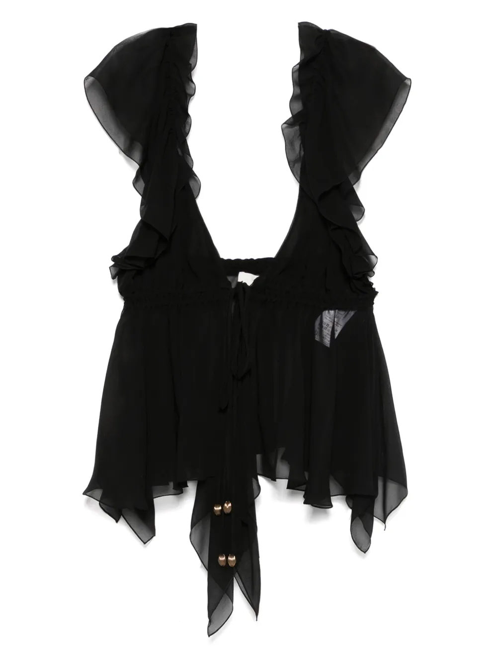 Chloé Zijden blouse Zwart