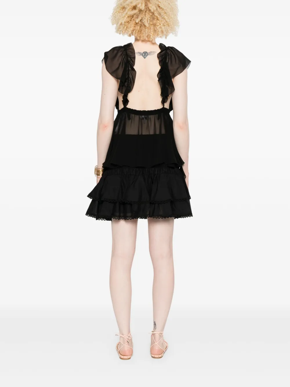 Chloé Zijden blouse Zwart