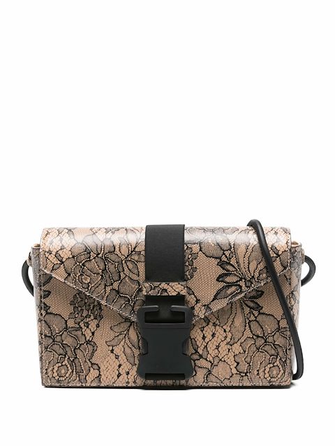 Christopher Kane floral buckle shoulder bag