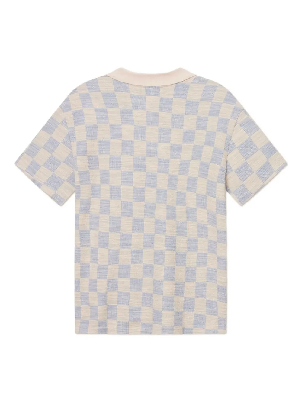 Les Deux Geruit poloshirt - Beige