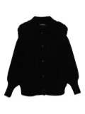 Simone Rocha sculpted chunky cardigan - Black