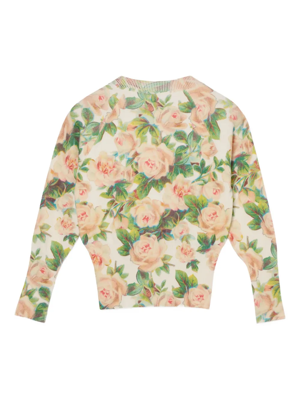 Simone Rocha floral-print knit cardigan | Cardigans | Image 2