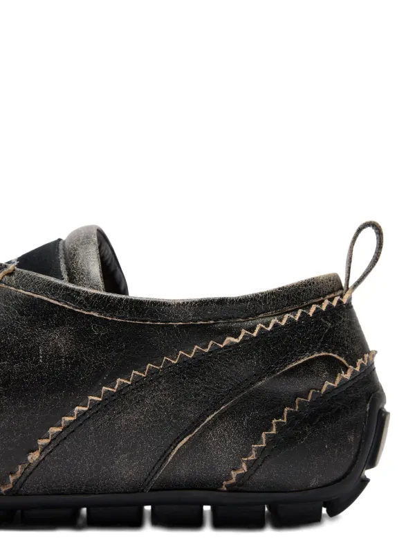 【関税込み】Buckle Grip Ballerina - Simone Rocha - Leather - Buckle Ballerina Grip leather ballet flats in silver