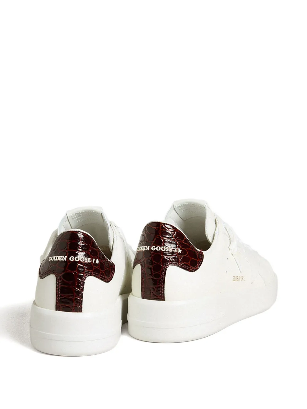 Golden Goose Purestar leather sneakers White