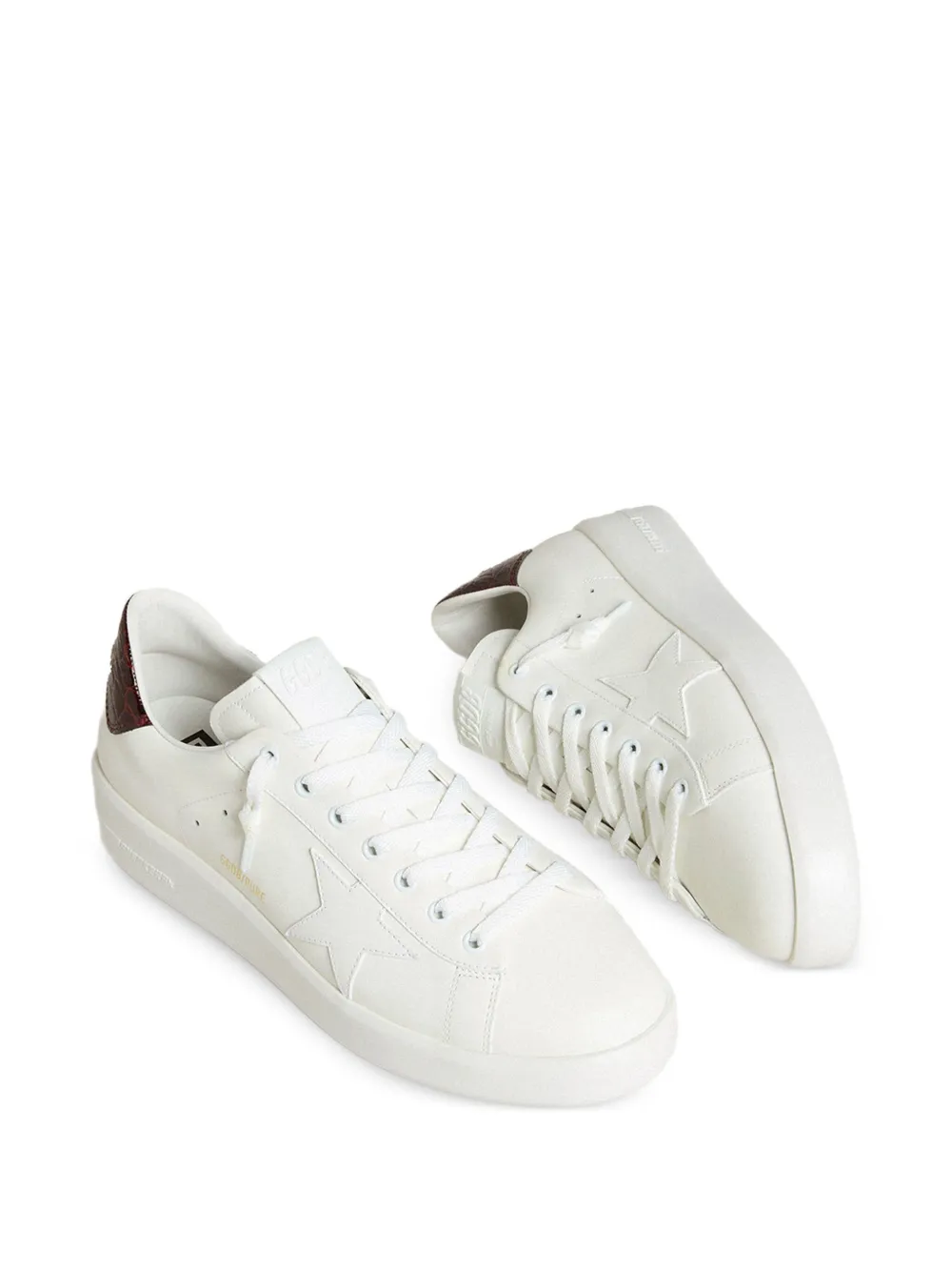 Golden Goose Purestar leather sneakers White