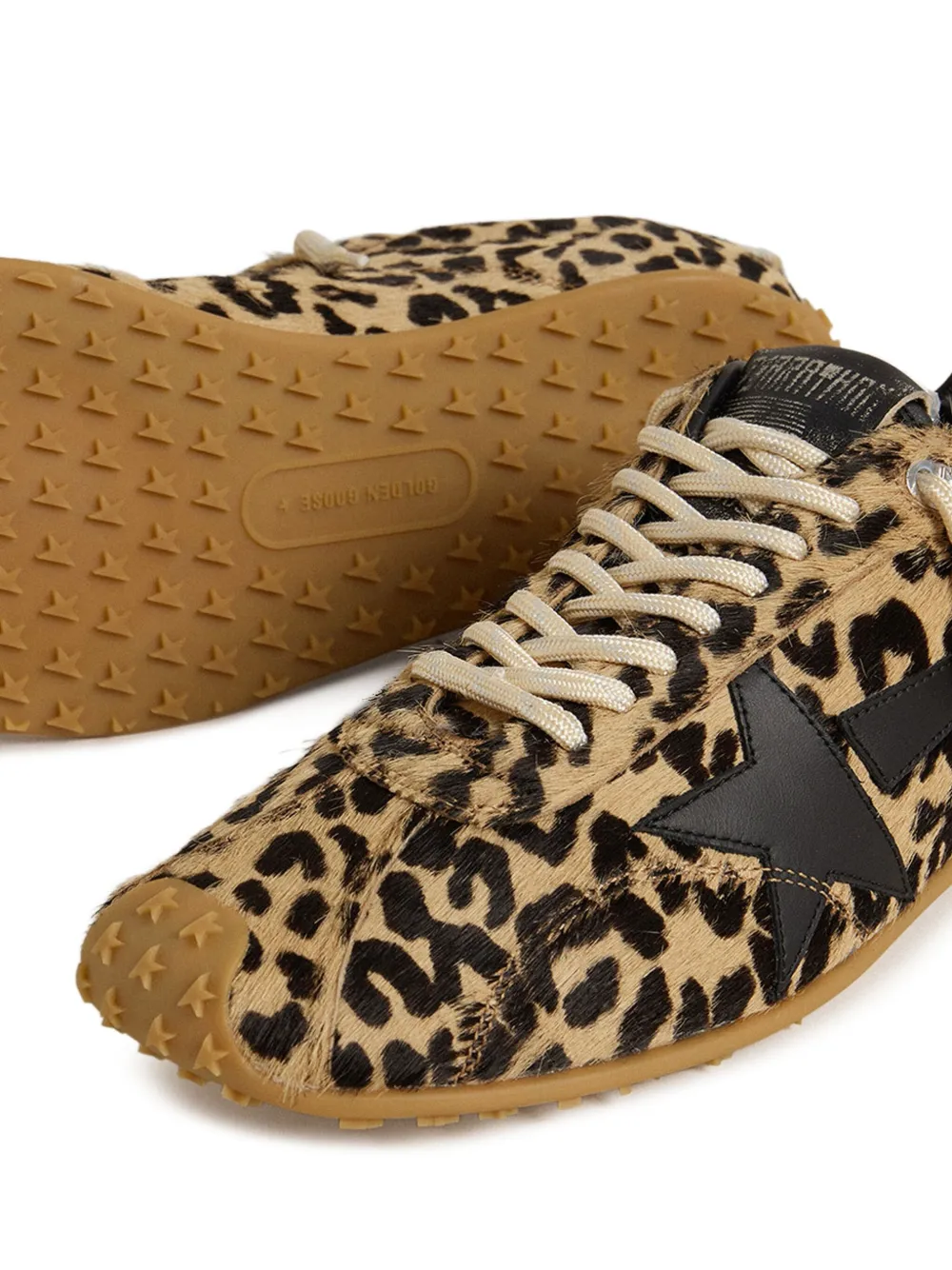 Golden Goose Marathon Speed Leopard-print Sneakers In Animal Print