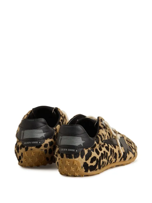 Golden Goose Marathon Speed leopard-print Sneakers Brown FARFETCH