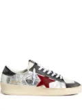 Golden Goose Super Star metallic leather sneakers - Silver