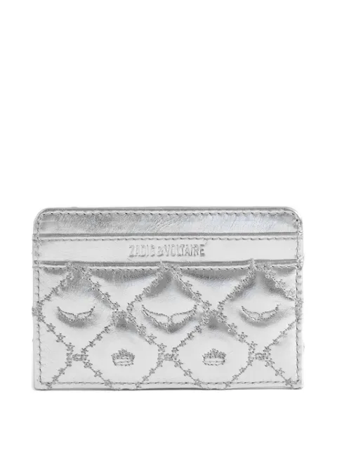 Zadig&Voltaire quilted leather card holder