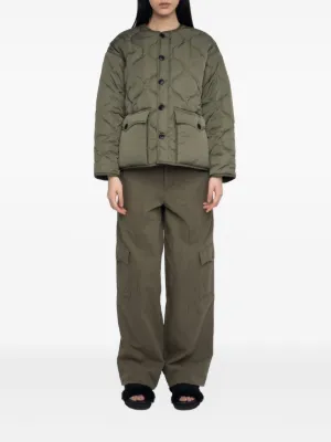 ザディグエヴォルテール　トップス　ファーブルゾン　コート　グリーン グリーン（緑）系 ZADIG & VOLTAIRE(ザディグ エ ヴォルテール