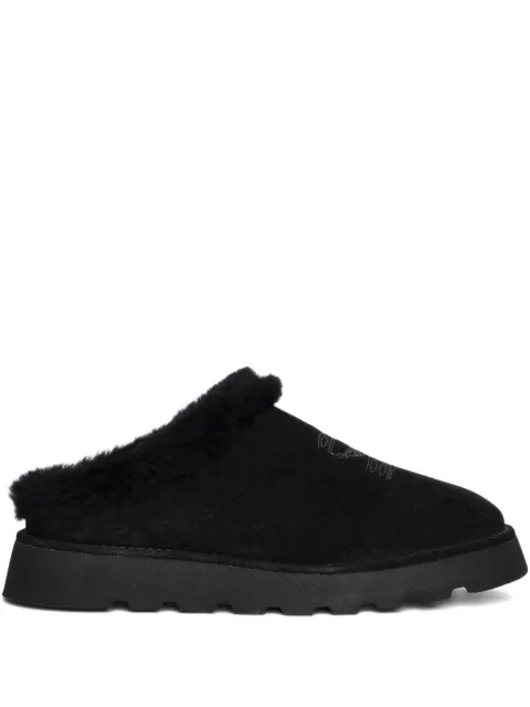 Zadig&Voltaire embroidered shearling mules