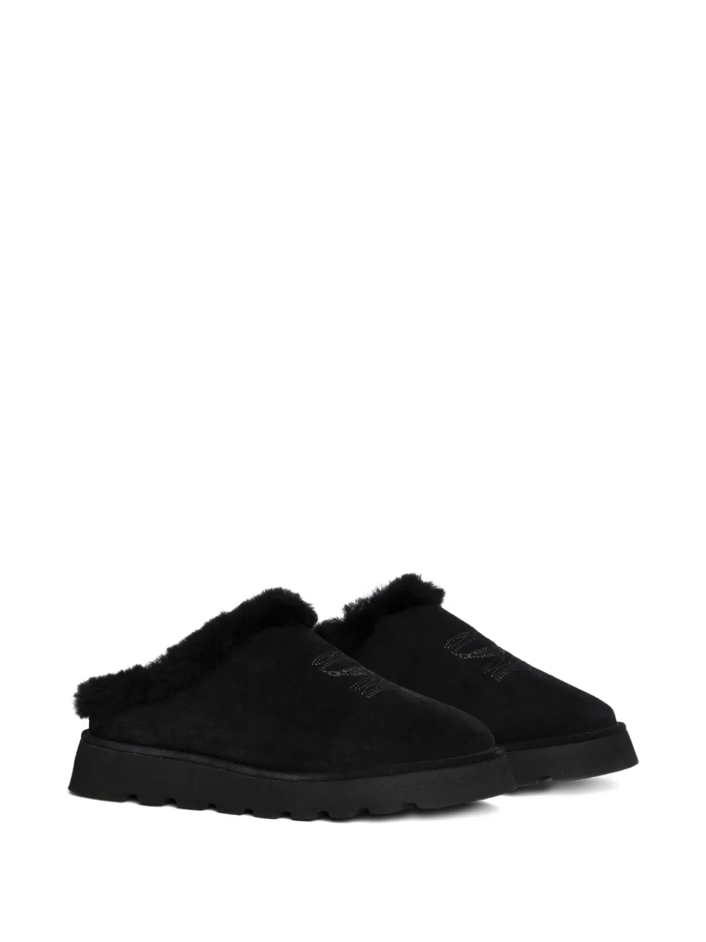 Zadig&Voltaire embroidered shearling mules | Flat Mules | Image 2