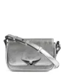 Zadig&Voltaire Le Zazi winged cross body bag - Silver