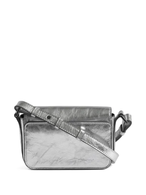 Zadig&Voltaire Le Zazi Winged Cross Body Bag | Silver | FARFETCH IE