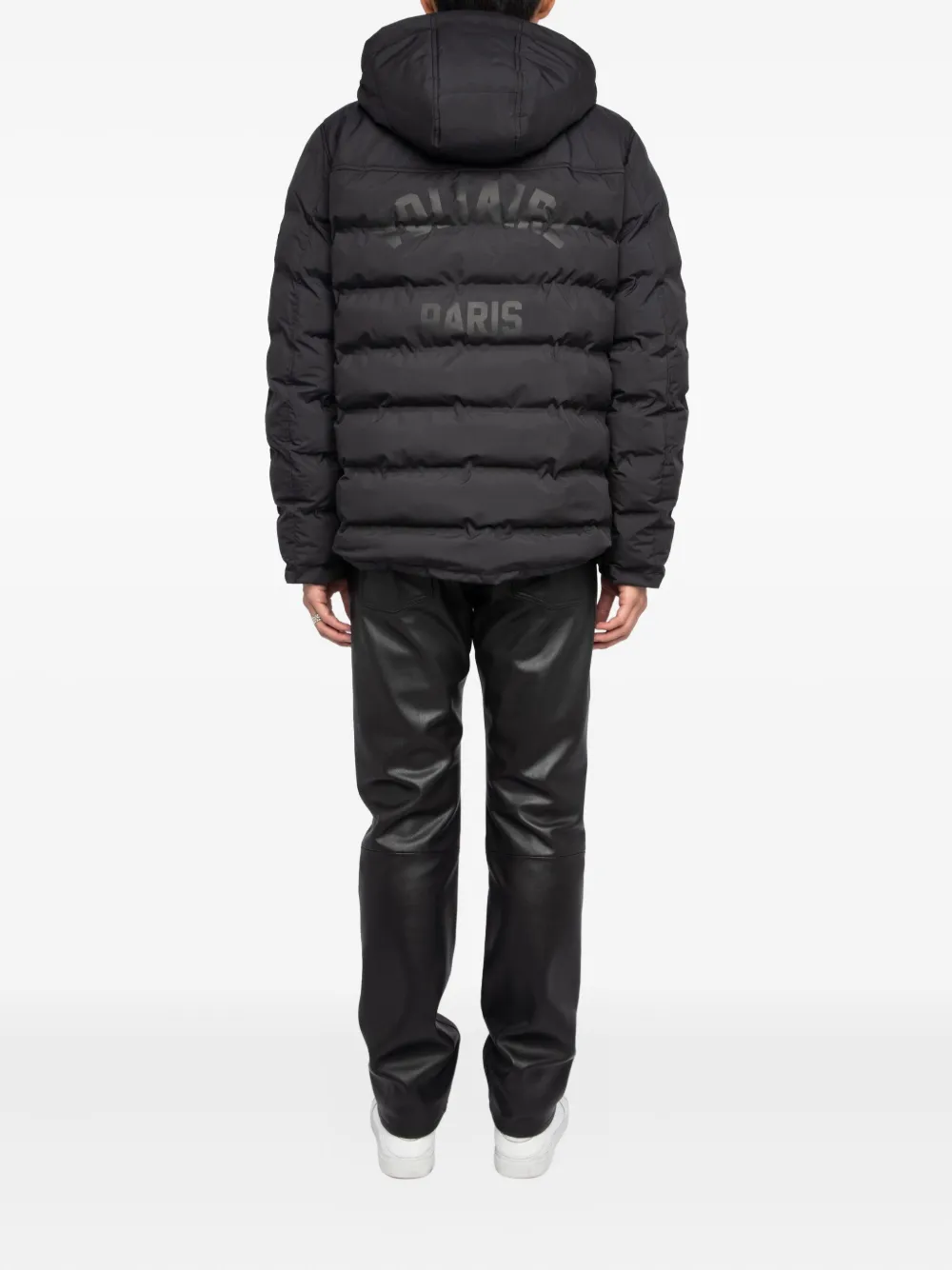 Zadig & Voltaire Hooded Padded Jacket In Black