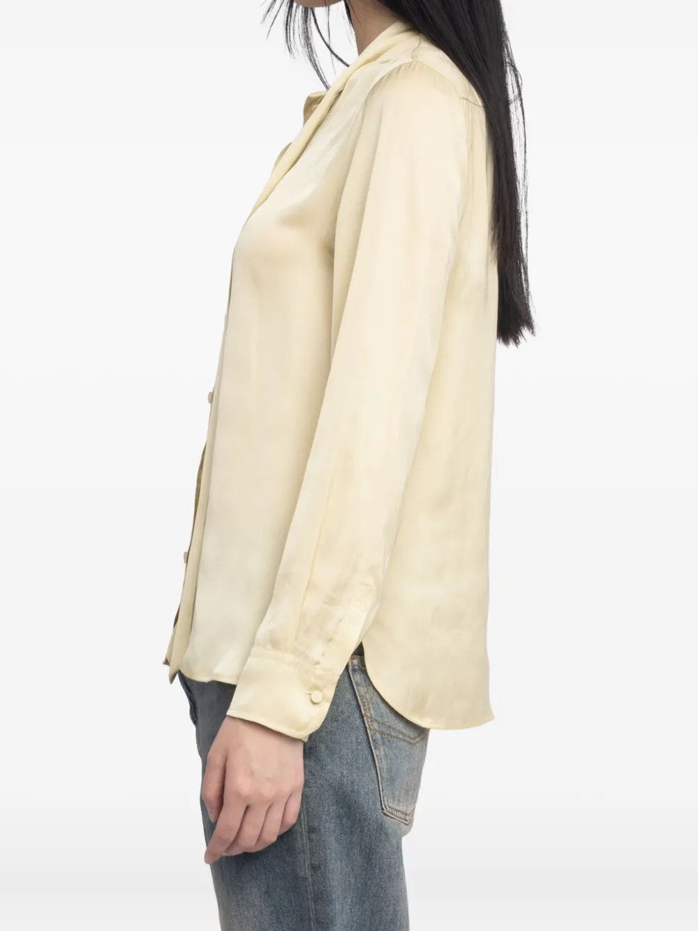 Zadig&Voltaire Tulba satin shirt Beige