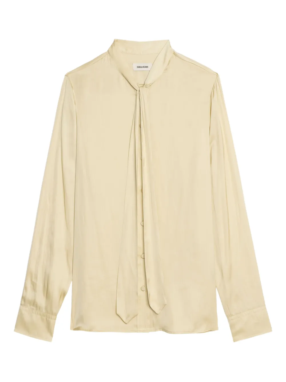 Zadig&Voltaire Tulba satin shirt Beige