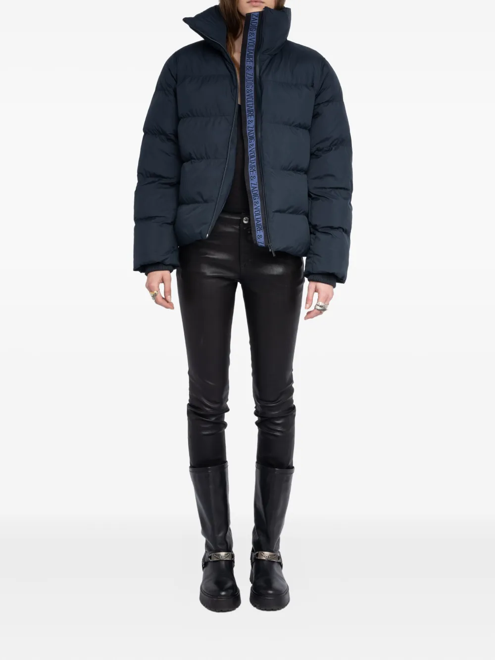 Zadig&Voltaire quilted logo-tape puffer jacket | Down Jackets | Image 2