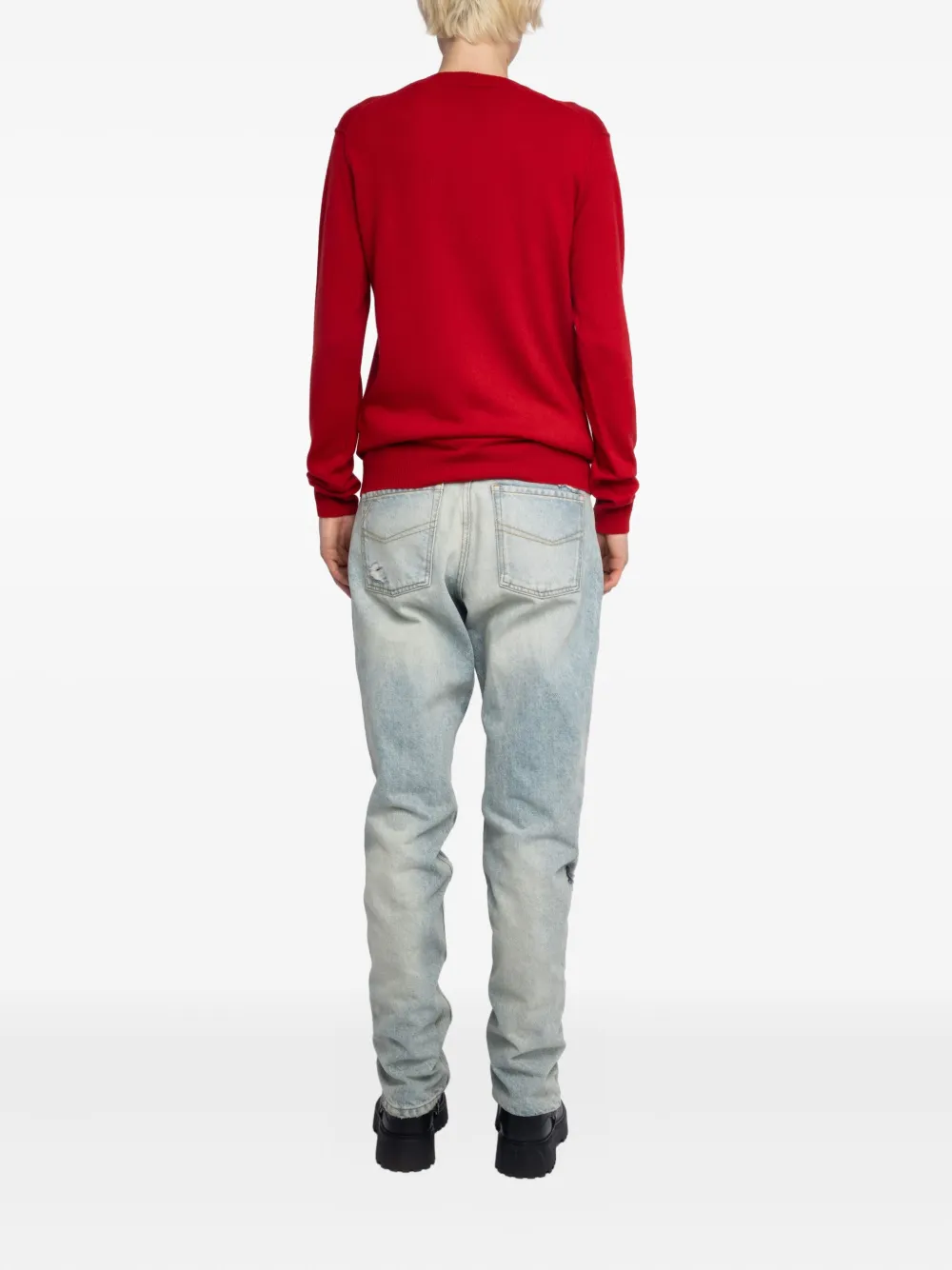 Zadig&Voltaire Kendy trui met hart Rood