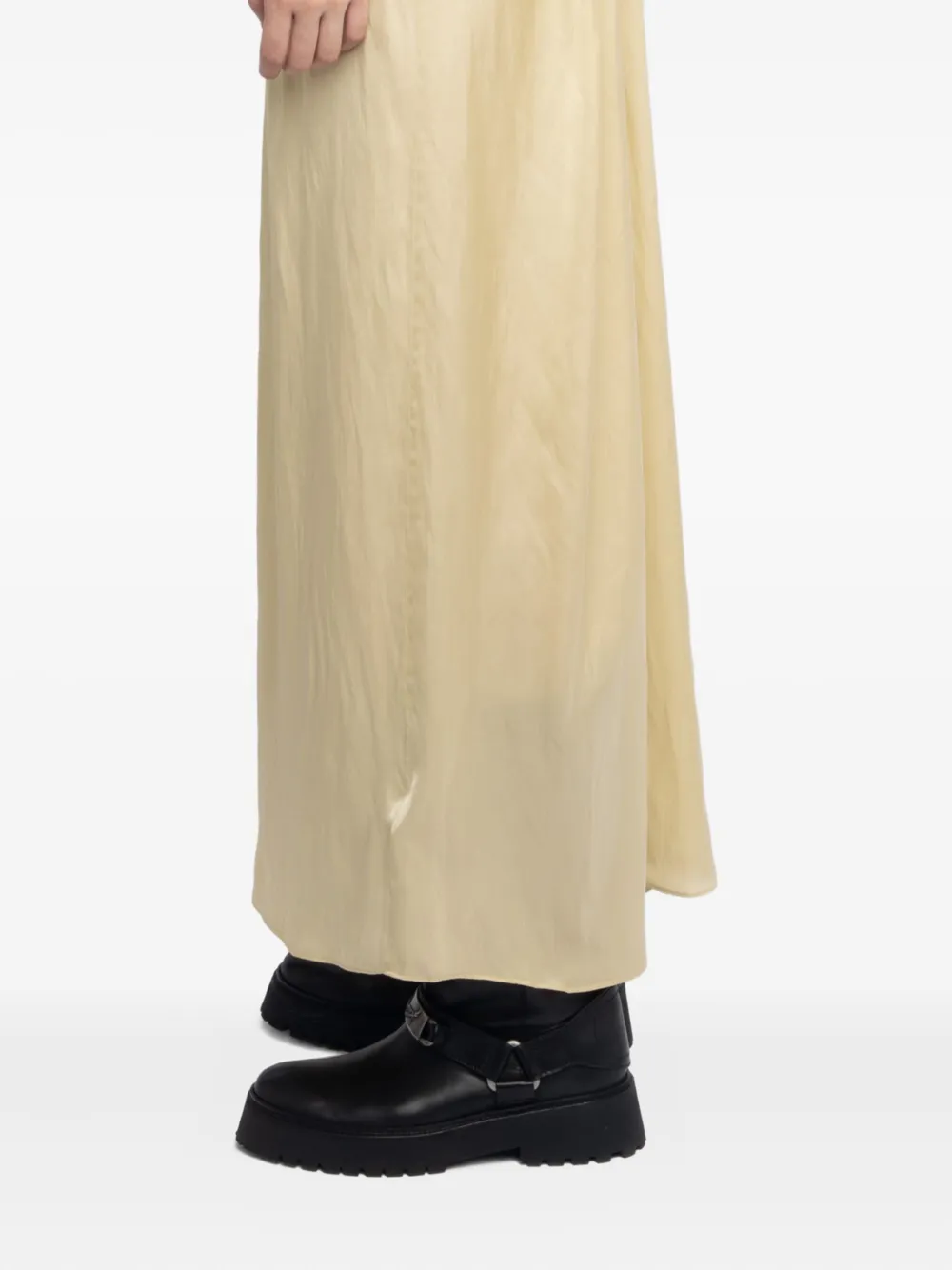 Zadig&Voltaire Ristym spaghetti-strap gathered maxi dress Beige