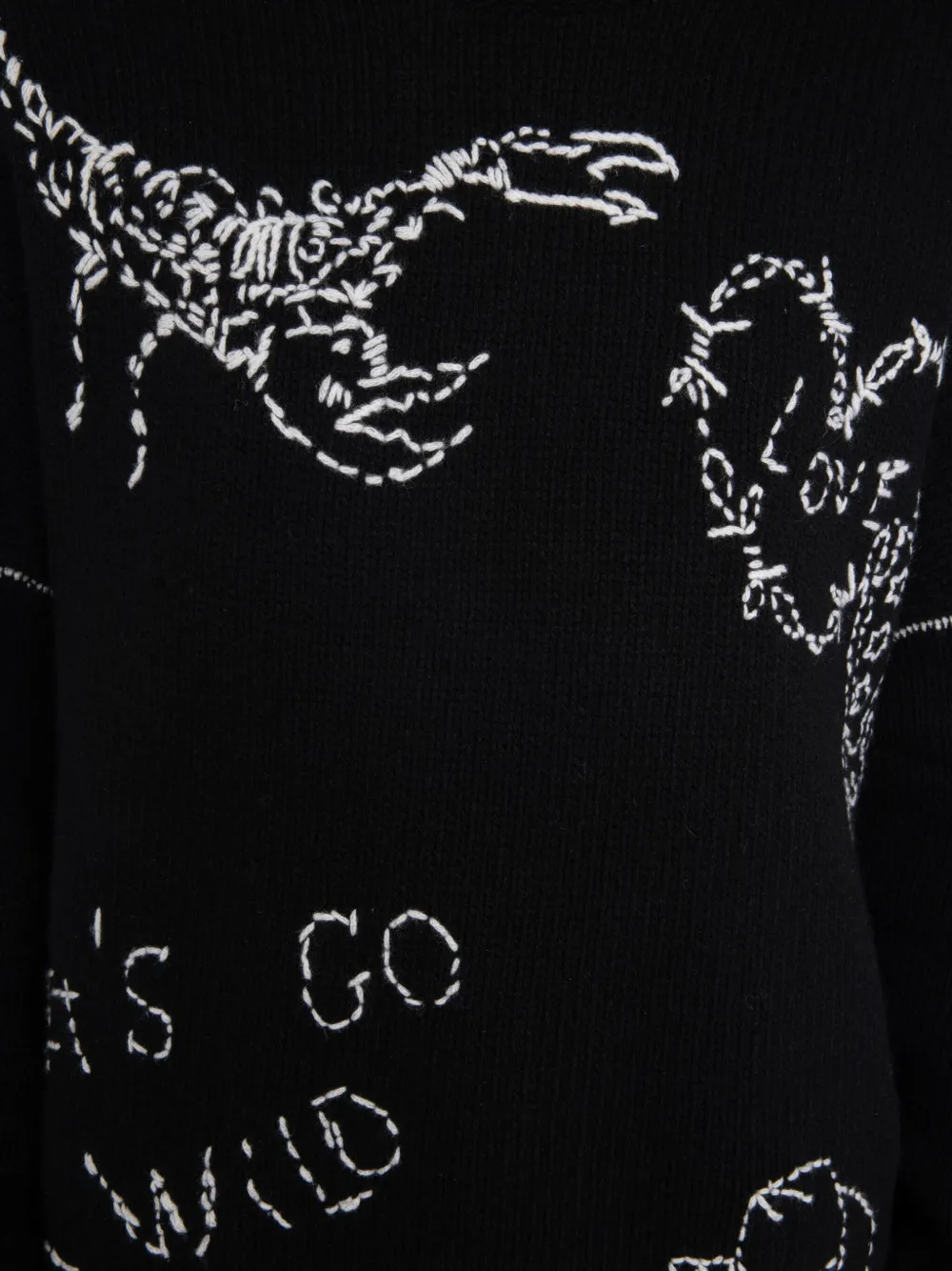 Zadig & Voltaire Baba Merino Sweater In Black