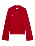 Zadig&Voltaire Lucas button-detailed sweater - Red