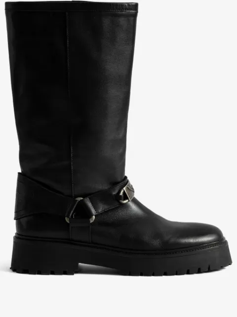 Zadig&Voltaire Angie leather biker boots