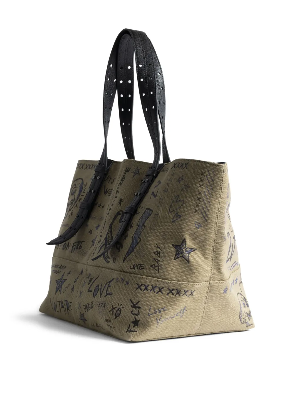  Zadig&voltaire Open-top Printed Tote Bag - Neutrals 