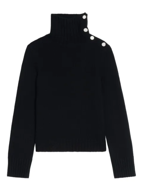 Zadig&Voltaire high-neck embellished-button sweater