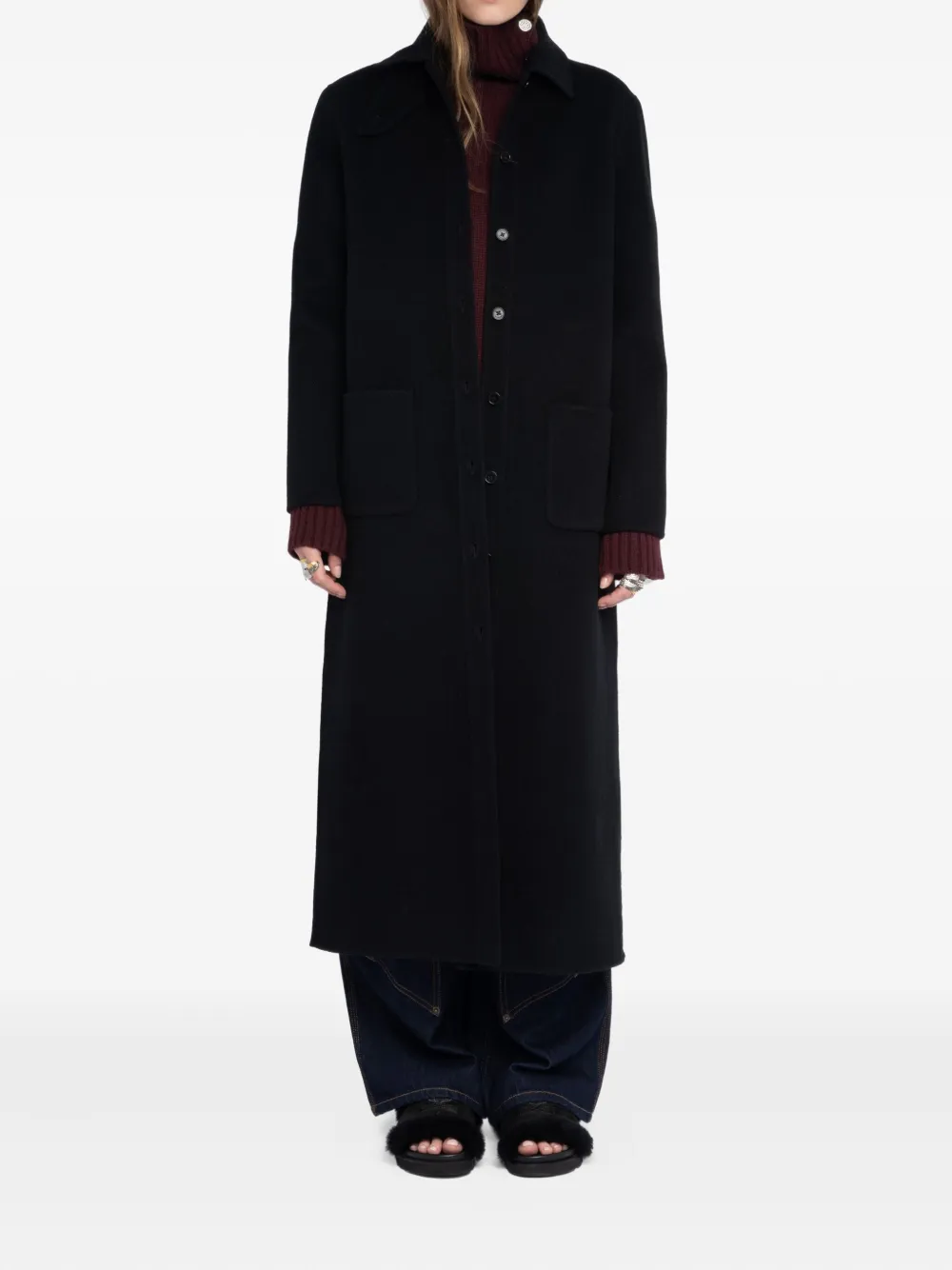 Zadig&Voltaire patch-pocket single-breasted coat | Single Breasted Coats | Image 2