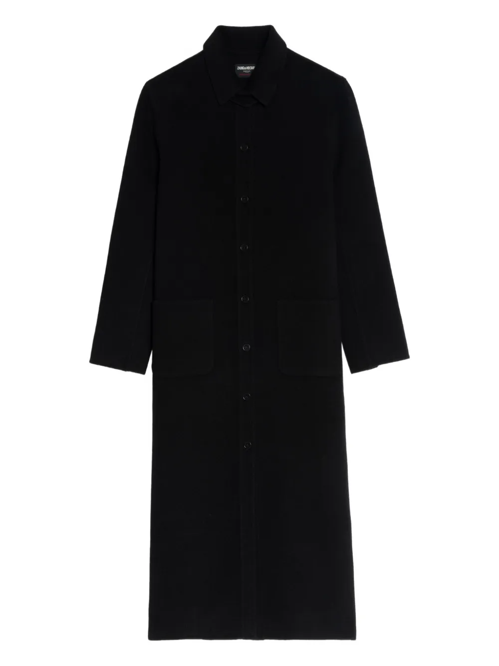 Zadig&Voltaire patch-pocket single-breasted coat | Black | Image 1
