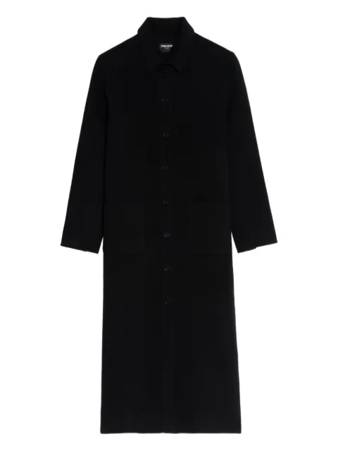 Zadig&Voltaire patch-pocket single-breasted coat
