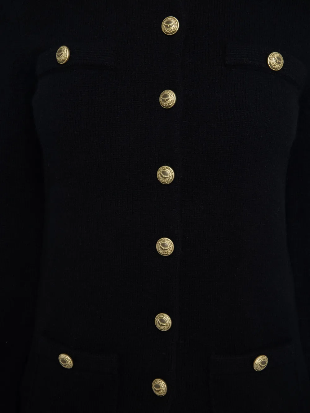 Zadig&Voltaire button-detailed flared-sleeve cardigan Zwart