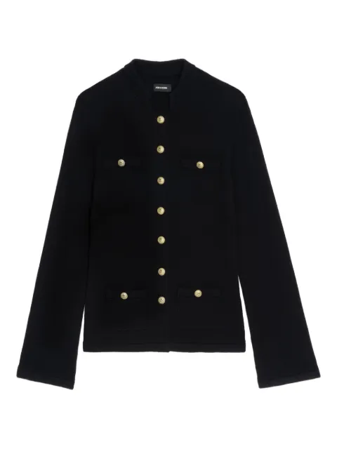 Zadig&Voltaire button-detailed flared-sleeve cardigan