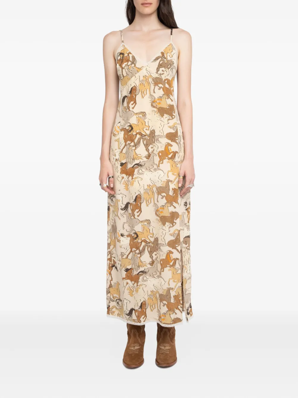 Zadig&Voltaire horse-print slip midi dress | Day Dresses | Image 2