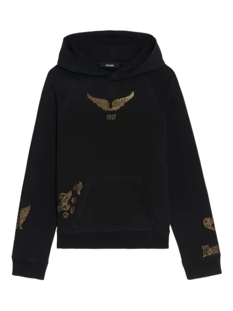 Zadig&Voltaire crystal-embellished hoodie