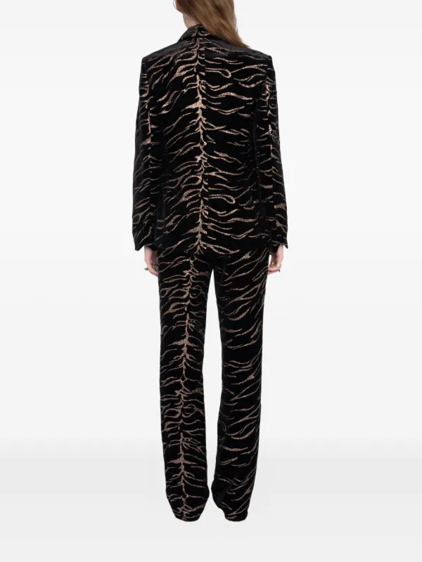 Zadig&Voltaire Vavy ベルベット ジャケット | ブラック | FARFETCH JP
