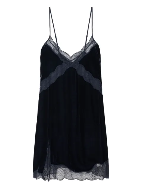 Zadig&Voltaire lace-trim mini dress