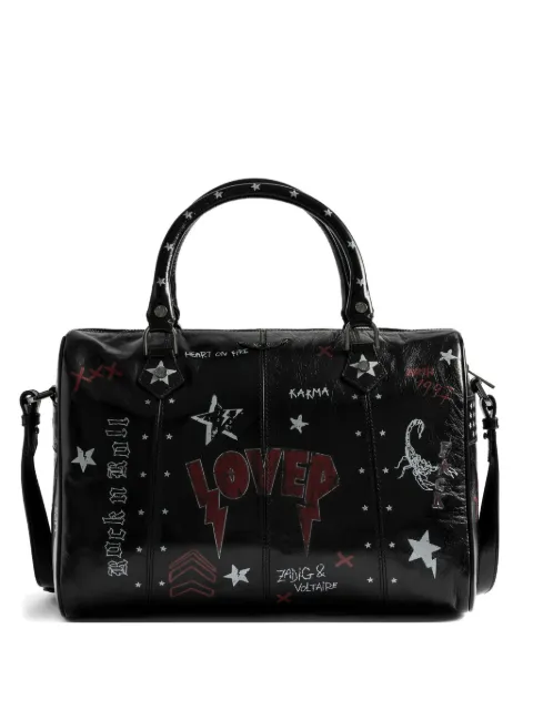 Zadig&Voltaire Sunny Mood Punk star-print leather tote bag