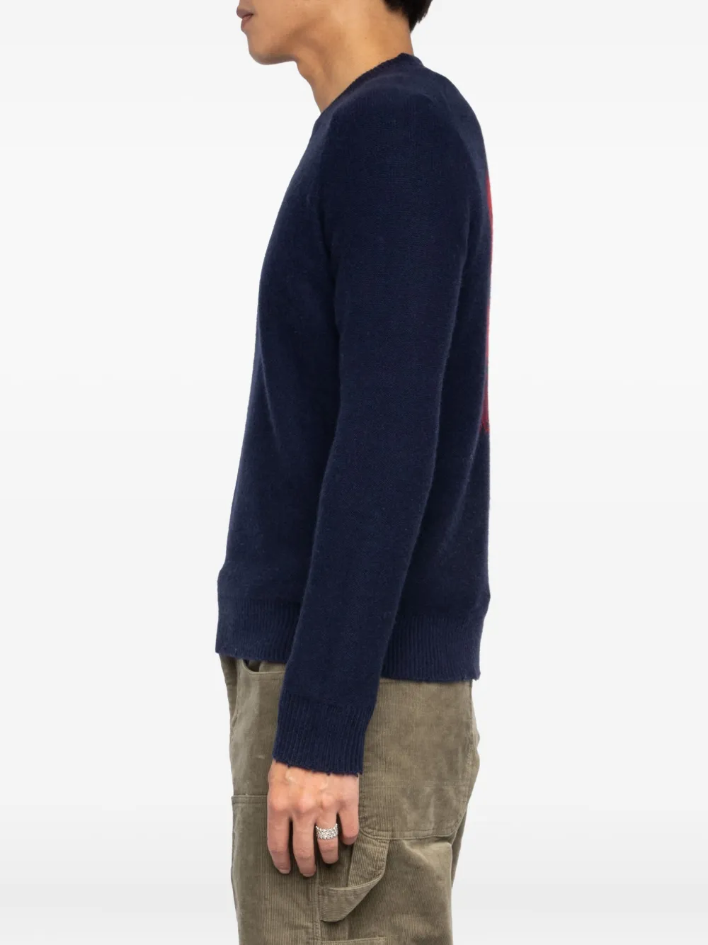 Zadig & Voltaire Jordan Crew-neck Sweater In Blue