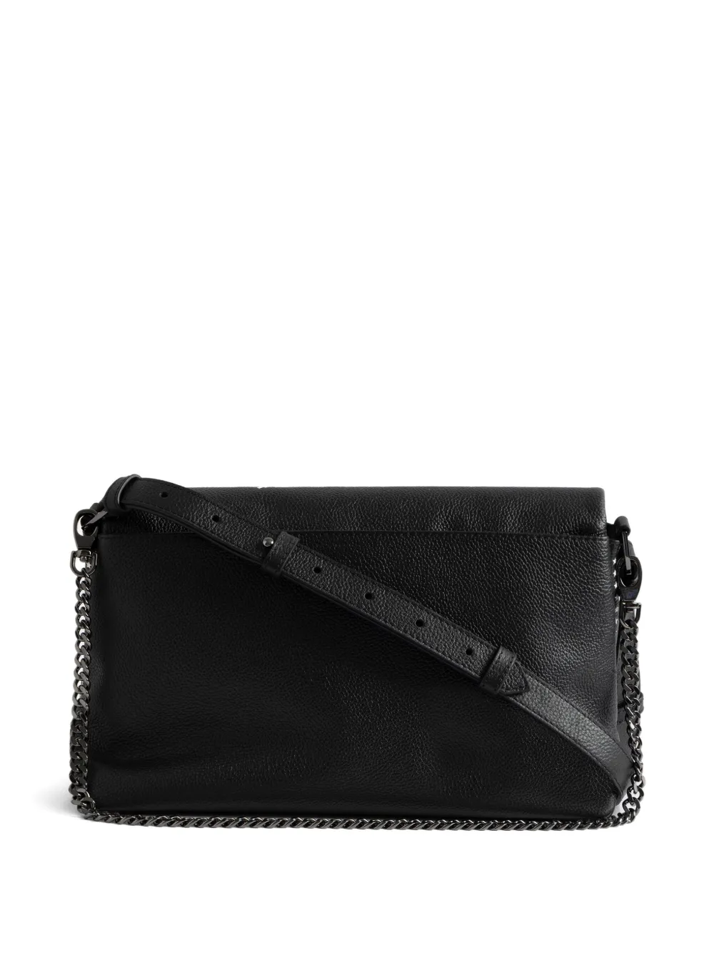 Zadig&Voltaire Rock Nano Punk star-embellished chain shoulder bag - Zwart
