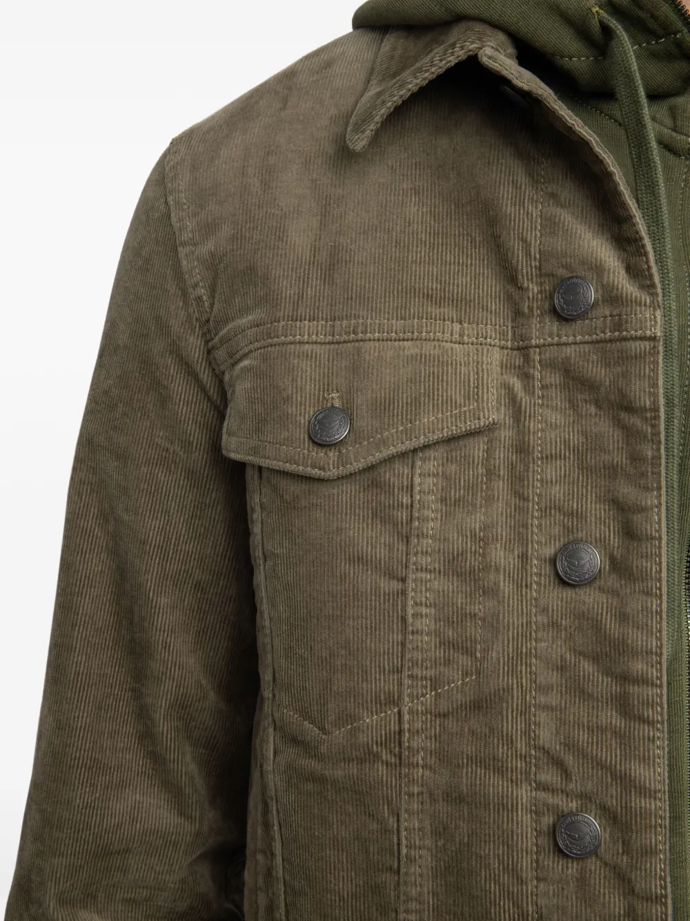 Zadig&Voltaire Ribfluwelen shirtjack Groen