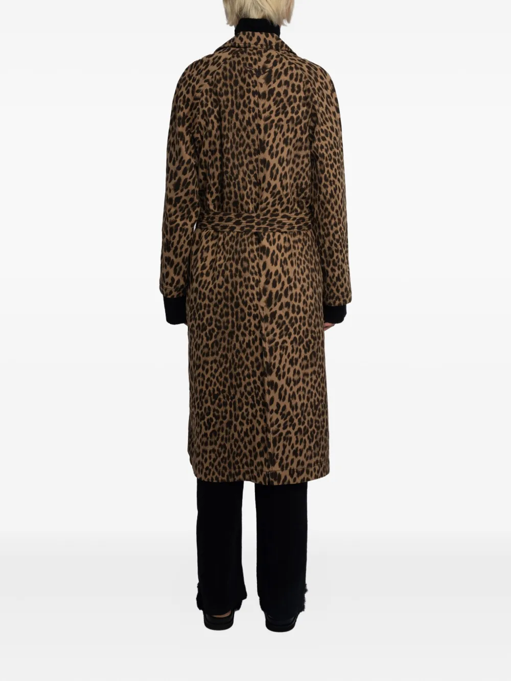 Zadig&Voltaire Jas met luipaardprint Beige