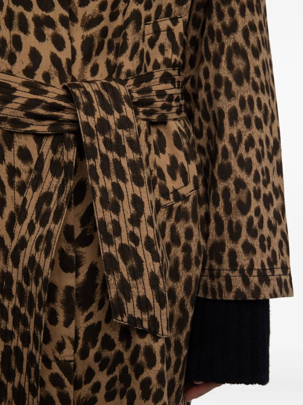 Zadig&Voltaire Jas met luipaardprint Beige