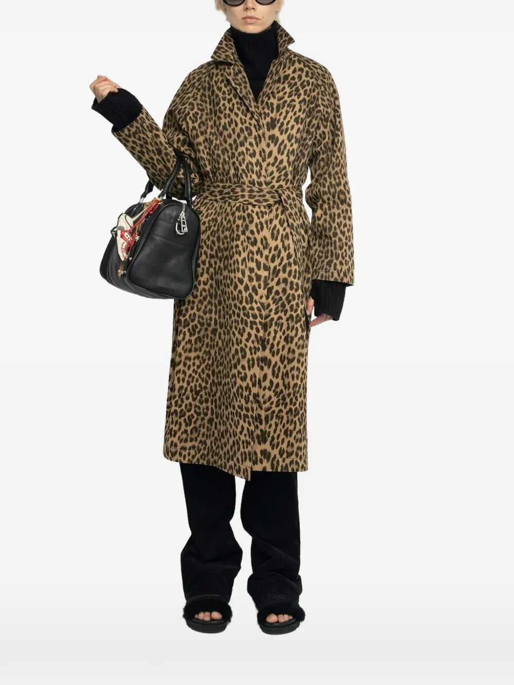 Zadig&Voltaire Jas met luipaardprint Beige