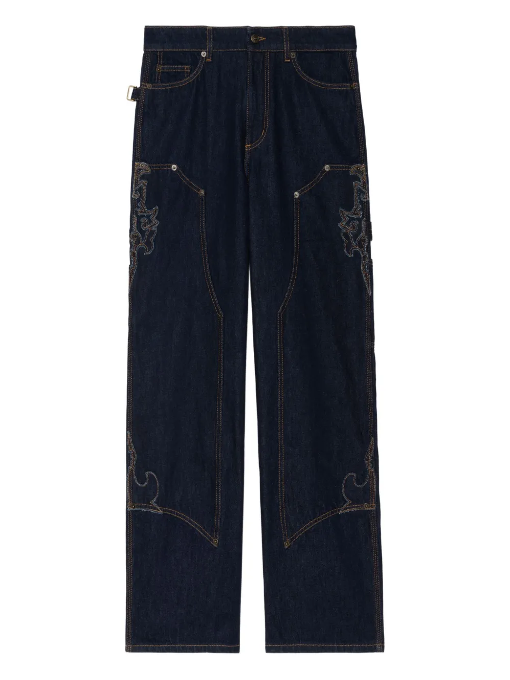 Zadig&Voltaire embroidered-details wide-leg jeans | Blue | Image 1