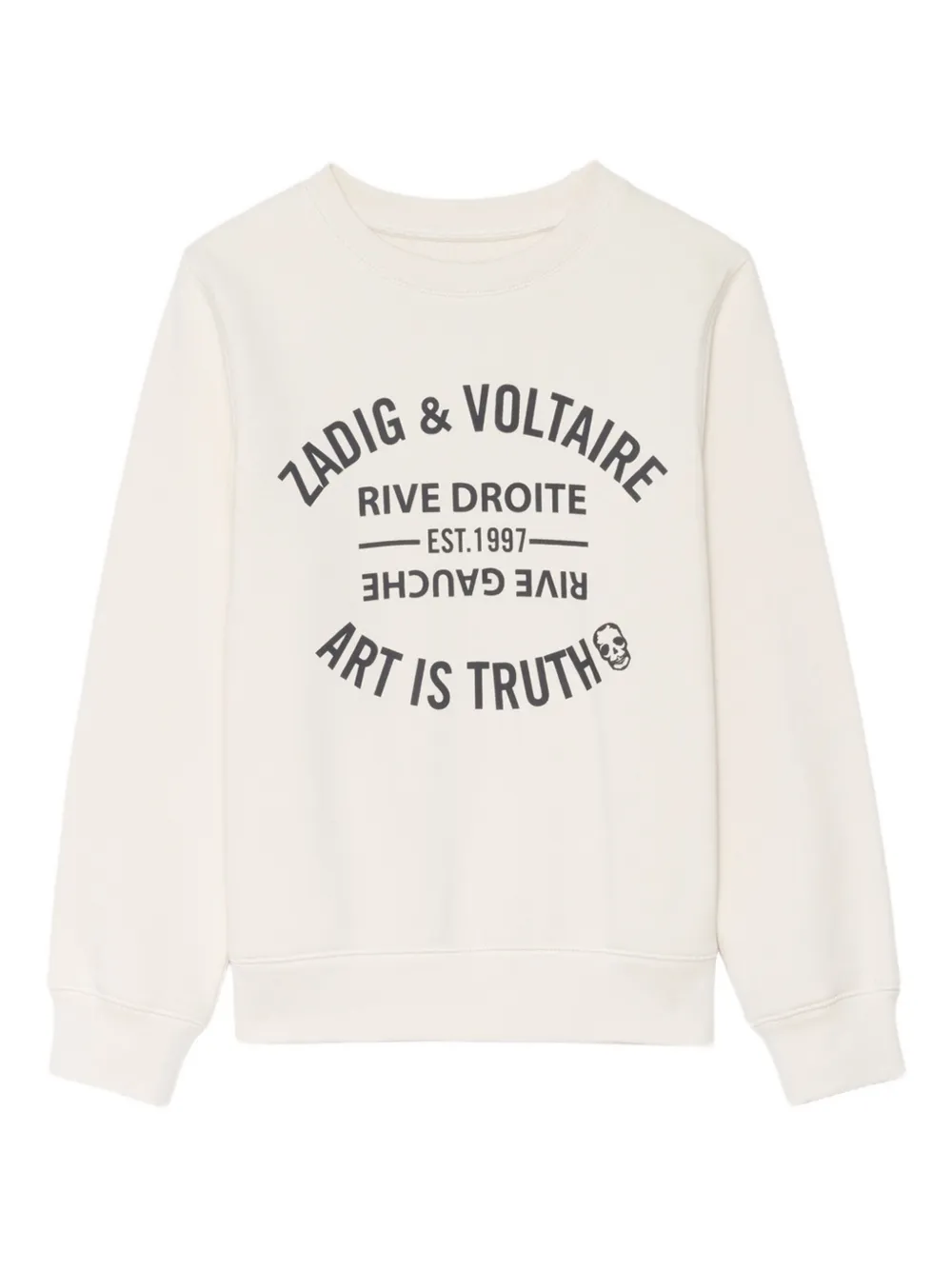 Zadig&Voltaire sudadera con logo estampado | blanco | Image 1